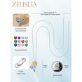 thumbnail image 4 of Sunflower Gifts for Women Birthstone necklace S925 sterling silver, 4 of 6