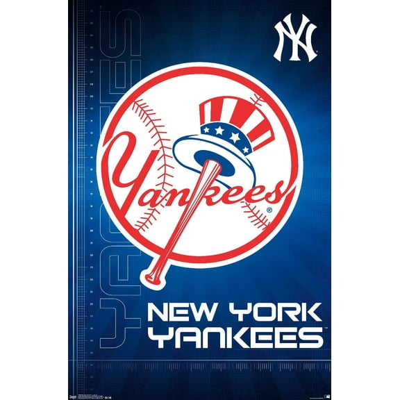 MLB New York Yankees - Logo 16 Wall Poster, 14.725" x 22.375"