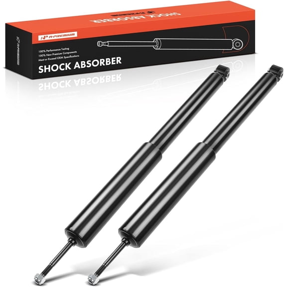 A-Premium Rear Pair (2) Shock Strut Absorbers Compatible with Saab 9-3 1999 2000 2001 2002, Driver and Passenger Side