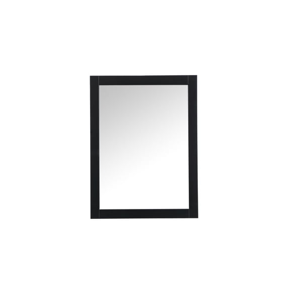Aqua vanity mirror 24x32 inch in black