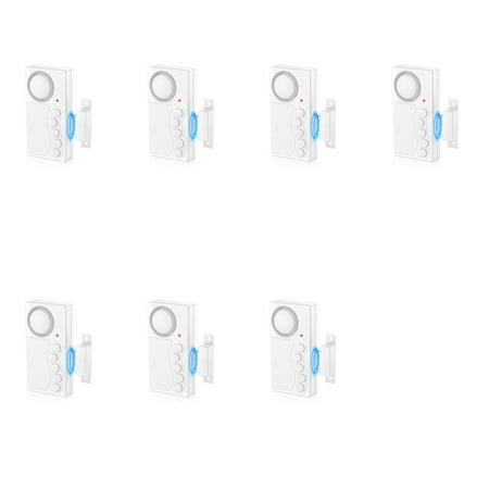 NineLeaf Freezer Door Alarm,Door and Window Alarms for Home Security,3/15/30/60 Seconds 4-In-1 Door Magnetic Refrigerator Door Open Alarm Delayed Door Closing Bell for Home Business Office Shop,7PK