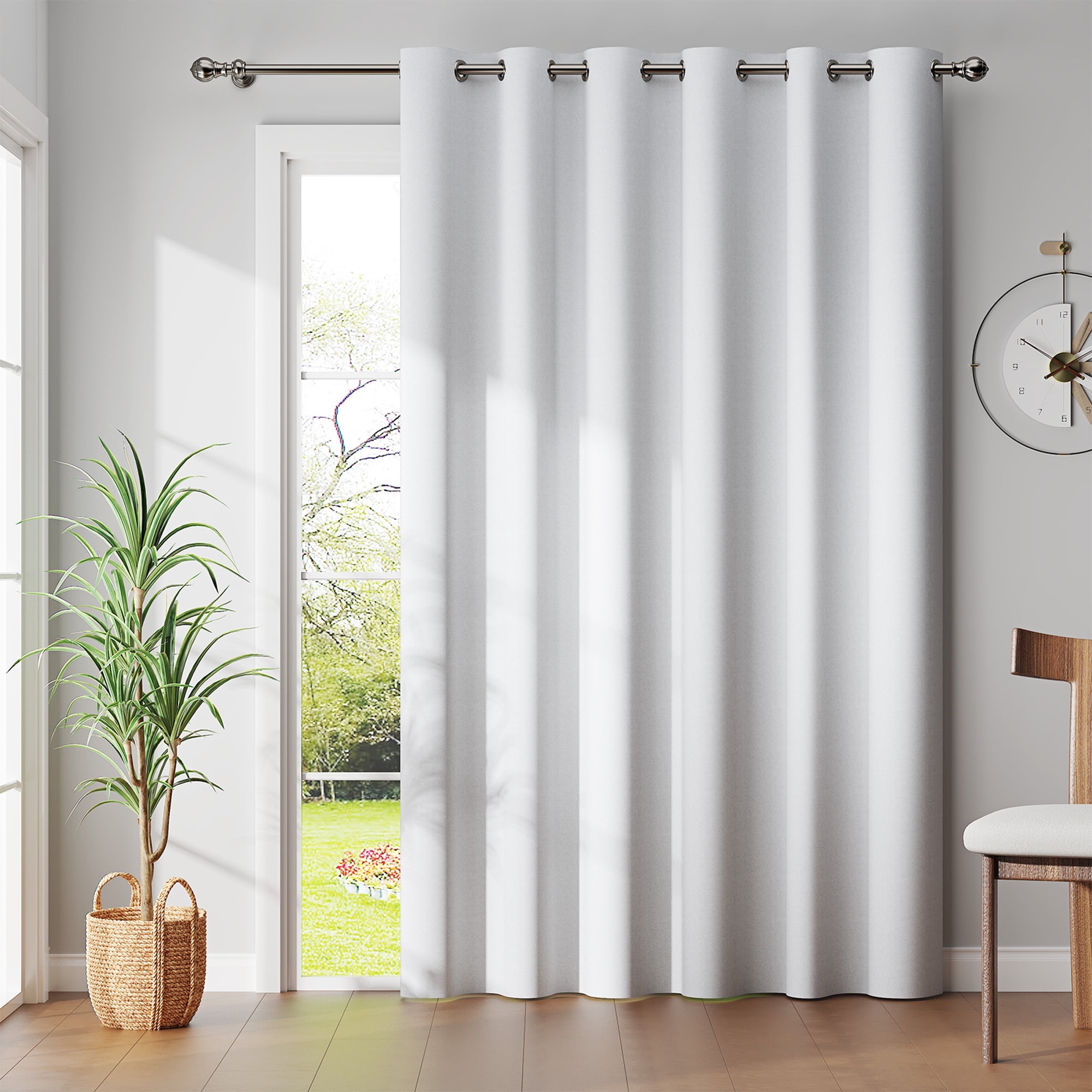 Fleur Sheer Rideau Tulle Fenêtre Traitement Voile Drapé Cantonnière 1