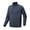 Blue, variant on Men's Casual Solid Jackets Full Zip Lightweight Jacket Shirt Casual Soft Warm Exercise Coats with Pockets Dark Blue XXXL