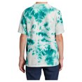 thumbnail image 3 of Yellow Rooster Youth Short Sleeve Crystal Tie-Dye Cotton Tee Teal L, 3 of 6