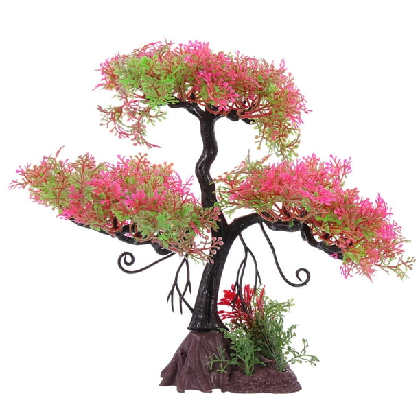 KAKOWELY Planta simulada, planta de acuario, planta artificial, decoración, planta de pecera, accesorio