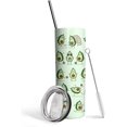 thumbnail image 3 of Avocado Tumbler with Lids and Straws Avocado Gifts for Fitness Lovers Women Avocado Stuff with Exercise Soccer Insulated Tumblers Avocado Water Bottles, 3 of 4