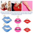 thumbnail image 2 of Lip Charm Pendant Metal Alloy for DIY 30Pcs Lip Shape Charms for Earrings, 2 of 2