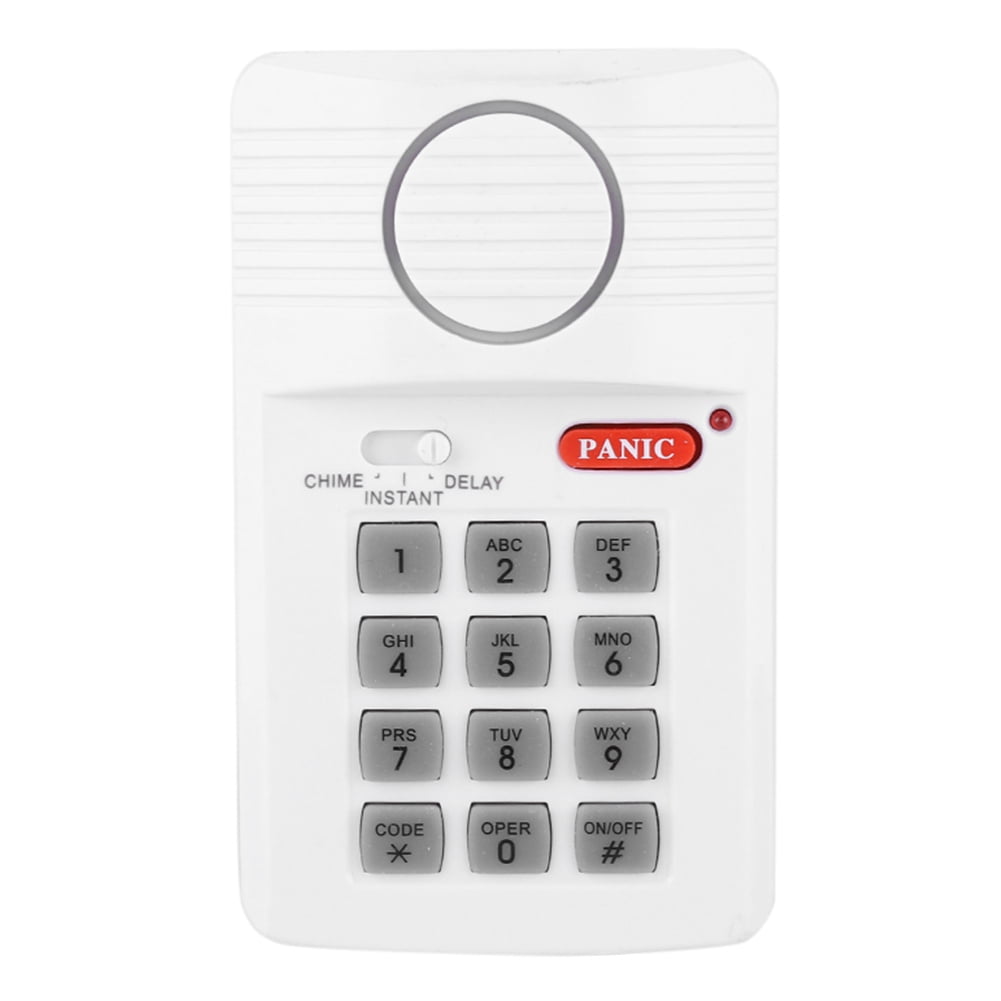 Tebru Door Alarm System 3 Settings Security Keypad with Panic Button for Home Office, Home Security Keypad, Keypad Alarm System