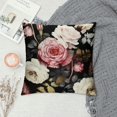 thumbnail image 2 of Pratyus Roses Pillow Cushion Covers for Sofa Couch Bedroom Car Chair Home Decor Square Printed on Both Sides 1PC 18x18in, 2 of 5