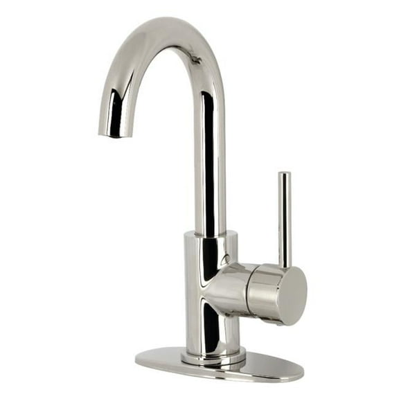Kingston Brass LS853DLPN Concord Single-Handle Bar Faucet, Polished Nickel
