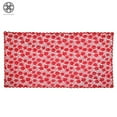 thumbnail image 4 of Luxtrada Holiday Tablecloths Rectangle Red Lace Table Cover with Engineered Jacquard Modern Christmas Table Cloths Cover (60" 84", Red), 4 of 9