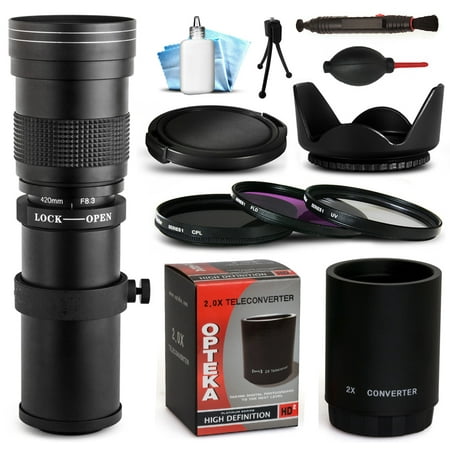 420mm-1600mm f/8.3 HD Super Telephoto Lens for Sony SLT-A37 SLT-A57 (Best Zoom Lens For Sony A57)