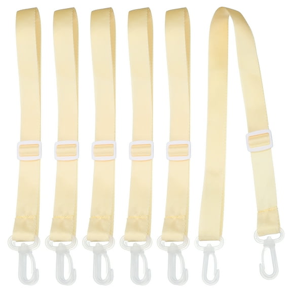 6Pcs Water Bottle Holder Lanyard, Adjustable Crossbody Water Bottle Sling Strap Carrying Bottles Holder Shoulder for Outdoor Hiking Camping, Yellow