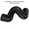 thumbnail image 4 of Car Cold Air Intake Tube Kit 2.5inch 3inch Flexible Air Inlet Duct Pipe System 50mm 63mm 76mm Universal  Air Intake Kit, 4 of 9