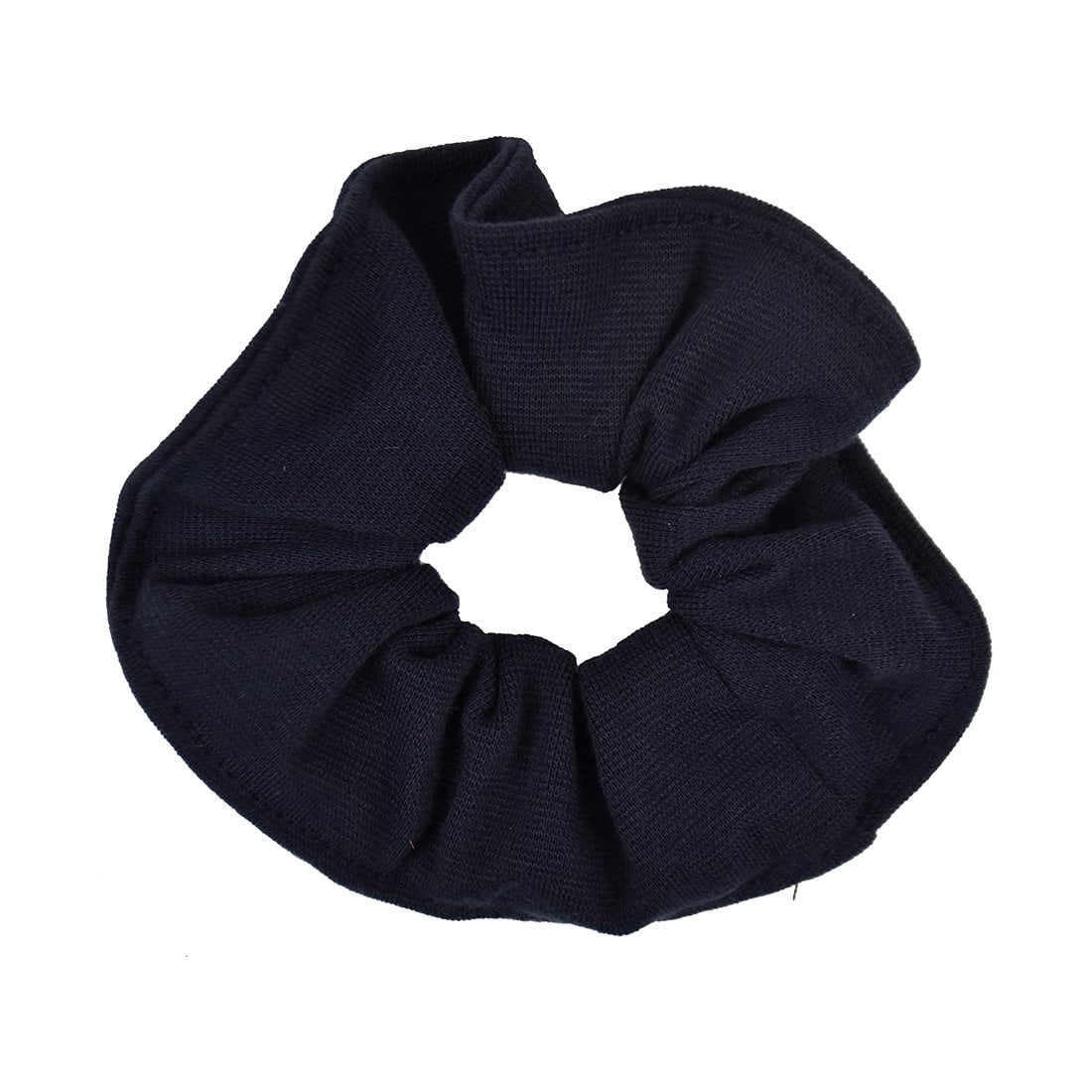 36 Pcs Large Solid Scrunchies Hair Elastics - for Adult Female and Girls - Navy