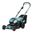 thumbnail image 2 of Pulsar 20” 56V Battery Powered Push Lawn Mower, Cordless, with Rear Bag, Lithium-Ion, Blue, 2 of 4
