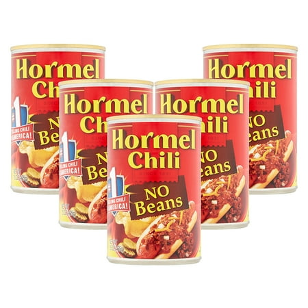 - (5 Pack) Hormel Chili No Beans, 15 Ounce