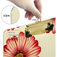 thumbnail image 4 of FMSHPON Daisy Floral Clipboard Hardboard Wood Nursing Clip Board and Pull for Standard A4 Letter 13x9 inches, 4 of 7