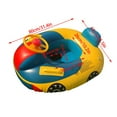 thumbnail image 3 of Small Car Swimming Ring Thickened PVC Children‘s Swimming Ring, 3 of 6