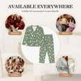 thumbnail image 5 of Goofa Mushrooms And Rainbows Printed Women’s 2 Piece Pajama Set Super,Pajamas Women's Long Sleeve Sleepwear Soft Button Down Loungewear Pjs Lounge Set Nightwear-X-Large, 5 of 9