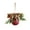 Red, variant on EazyTech Christmas Tree Hanging Bells Metal Pinecone Ornament for Home Festive Decor, Holiday Room & Door Decoration, Durable Gift for Christmas Ambiance