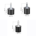 thumbnail image 3 of 4Pcs Type VE Durable M4 M6 M8 Thread Water Pumps Boat Car Crash Pad Damper Cylindrical Shock Absorber Rubber Mounts Vibration Isolators M4X15X10MM, 3 of 8