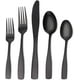 thumbnail image 1 of Juego de cubiertos negro mate, juego de cubiertos de acero inoxidable satinado, juego de cubiertos de 5 piezas, utensilios de cocina, apto para lavavajillas Xemadio WMPH-939, 1 of 7