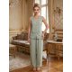 thumbnail image 2 of Conjunto 2 Piezas Elegante, Chaleco Abotonado y Pantalón de Pierna Ancha, Look Moderno para Mujer, 2 of 5