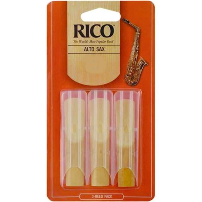 SCY RJA0335 Rico Alto Sax Reed No. 3.5 Box of 3