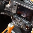 thumbnail image 5 of Para C7 2014-2019 Fibra suave Pantalla de navegación del automóvil Panel inferior Cubierta de moldura Adhesivo Accesorios, 5 of 5
