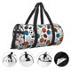 thumbnail image 3 of Balery Color Balls Bolsa de Gimnasio para Mujeres y Hombres, Bolsa de Viaje Impermeable, Bolsa de Fin de Semana con Compartimento para Zapatos y Bolsillo Húmedo, 3 of 6