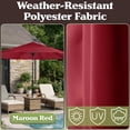 thumbnail image 6 of Pure Garden 10FT Patio Umbrella with Auto Tilt and Vented Canopy (Red), 6 of 10