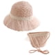thumbnail image 1 of Conjunto de sombrero y bolso de paja con encaje y perlas para mujer, circunferencia de sombrero de 56-58 cm, sombrero de playa con protección solar para el verano, 1 of 5