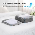 thumbnail image 4 of GFDYREE Compression Packing Cubes for Travel, 6 Set Compression Packing Cubes Travel Essentials, Compressible Travel Packing Cubes Organizers for Carry On Luggage, Light Grey, 4 of 7