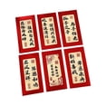 thumbnail image 4 of Abbracc 6 Pcs 2025 Enveloppes Rouges Nouvel An Chinois Hong Bao pour Graduation Mariage, 4 of 9