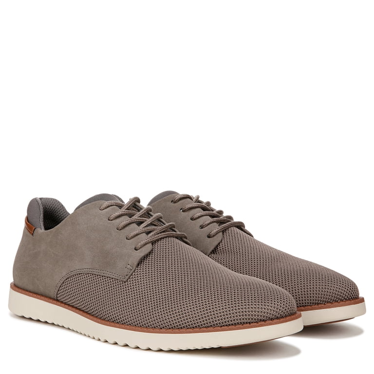 New NIB Men\'s Grey Sync Knit Casual Lace-Up Oxford Shoes Sz 13 $85 Dr. Scholl main image 2