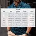 thumbnail image 3 of Fnnxeal Mens Polo Shirts Collared Print Casual Short Sleeve Summer Golf Multicolor Polo Shirts for Men Size 3XL, 3 of 5