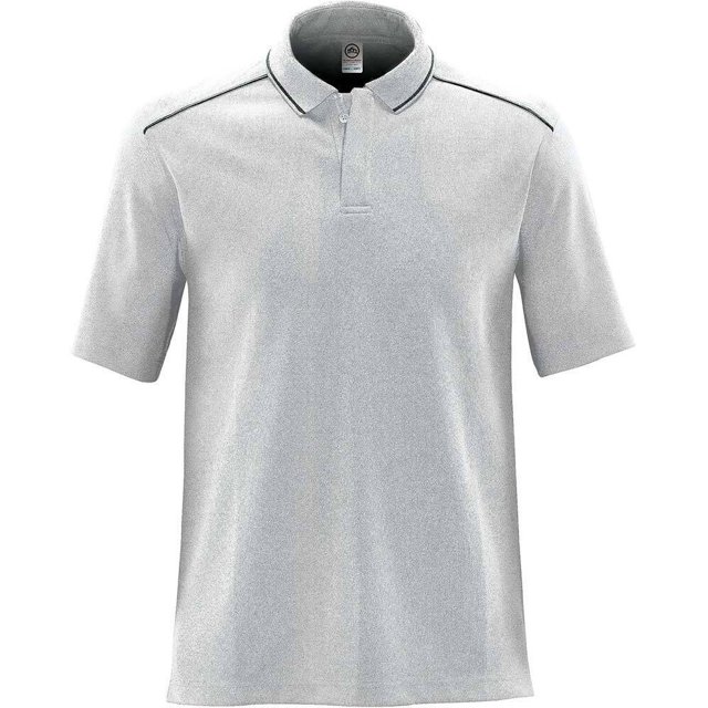 Stormtech - Polo Endurance HD para Hombre (Blanco, Delfín)