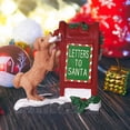 thumbnail image 3 of Accesorios para estatuas navideño Escultura Artesanía Linda de s de perrito para Navidad Accesorios para Zulema Estatua del buzón de Santa, 3 of 7