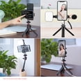thumbnail image 2 of Graflsoa Ulanzi ST-18 Dual Cold Shoe Phone Mount with 1/4" Screw Thread, Arca-Compatible for Tripods, Aluminum Alloy Design for Microphone & LED Light Attachment, 2 of 6