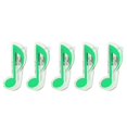 thumbnail image 2 of Clips de de Página de Libro de Bolsa de Comida de Nota de Música de Plástico Duradero - Verde CUTICAT Clip de notas de música, 2 of 8