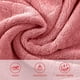thumbnail image 3 of 8 Packs Toallas de Baño,Juego de Toallas de Baño Super Absorbente y Secado Rápido,Agradable para la Piel Vellón de Coral Toalla para Gimnasio, Hotel y hogar(Negro, Rojo), 3 of 8