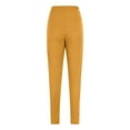 thumbnail image 7 of yuCgh Women's Fashion Casual Shaping Yoga Thermal Soft Sports Fitness Deer Velour High-Waisted Leggings, Breathable and Stretchy for Workouts and Lounge,Earthy Yellow S, 7 of 7