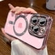 thumbnail image 2 of Luxury Diamond Glitter Clear Plating Case For iPhone 15 14 Plus 13 12 11 Pro Max 15 Shockproof Magnetic Wireless Charging Cover, 2 of 5