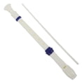 thumbnail image 1 of OULII 1Pack White Flute with 8-Hole Design for Music Class and Personal Practice 11.8X1.2X1.2in, 1 of 8