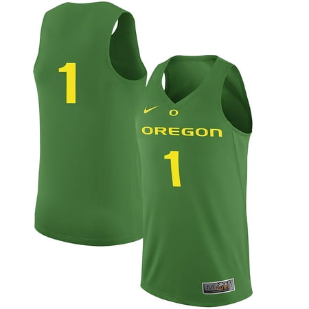 Oregon Ducks Nike College Replica Basketball Jersey - Apple