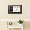 thumbnail image 2 of ArtToFrames 11x14 inch Diploma Frame with Tassel Opening - Framed in Mahogany and Gold Slope Frame with Black and Gold Mats, Comes with Regular Plexi Glass and Sawtooth Hanger (D-T-4447-11x14), 2 of 4
