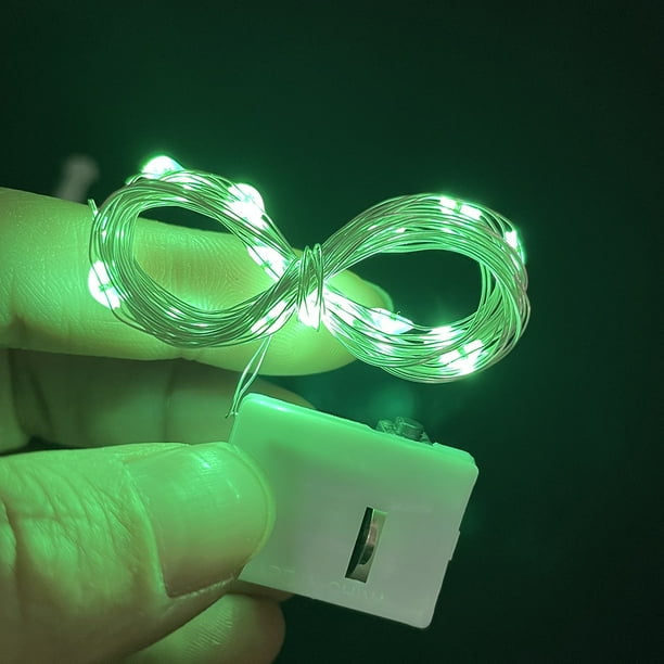Cadena de luces LED de alambre de cobre con forma de ramo, barra de luces de colores con ambiente decorativo, cadena de luces pequeña, línea de luces para puestos