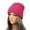 Hot Pink, variant on TYGHBN Women's Winter Knit Casual Thick Soft Fashion Warm Thick Hat Unisex Large Winter Caps Men Mens Warm Hats with Ear Covers Warm Hats for Men Mens Winter Hats with Ear Toboggan Snow D Y Trapper