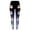 Blue, variant on Fiaer Christmas Leggings for Women Santa Graphic Trendy Yoga Pants Plus Size Elastic Waisted Slim Fit Workout Trousers Sky Blue XL